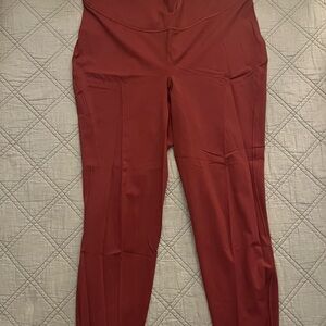 Women's Red Lululemon leggings